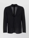 GIORGIO ARMANI SINGLE-BREASTED WOOL BLAZER WITH NOTCH LAPEL