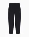 Giorgio Armani Casual Trousers In Black