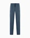 Giorgio Armani Single-pleat, Linen-canvas Trousers