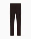Giorgio Armani Single-pleat Stretch-wool Trousers