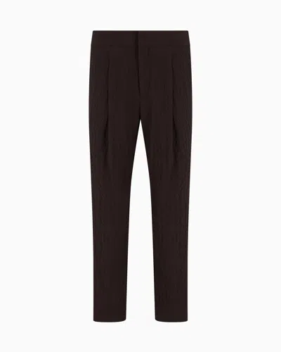 Giorgio Armani Single-pleat Stretch-wool Trousers
