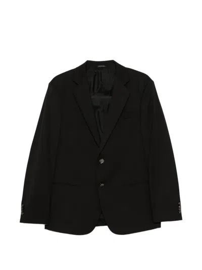 Giorgio Armani Single-breasted Notched-lapel Suit In Multi