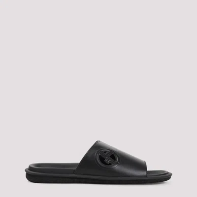 Giorgio Armani Slide In Nero