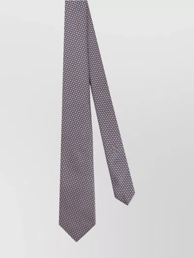 Giorgio Armani Slim Geometric Pattern Bow Tie