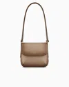 Giorgio Armani Small, Gradient Palmellato Leather La Prima Bag In Beige