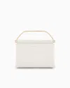 Giorgio Armani Avenue Small Polished Leather Shoulder Bag