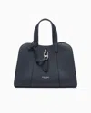 Giorgio Armani Small Tote Bag In Pebbled Leather