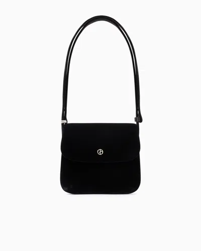 Giorgio Armani La Prima Velvet Bag In Black