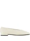 Giorgio Armani Smooth-leather Ballerinas