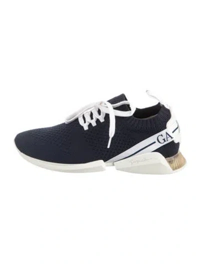 Pre-owned Giorgio Armani Sneakers In Blue