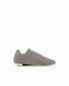 Giorgio Armani Sneakers En Nappa In Brown