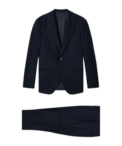 Giorgio Armani Soho Suit In Blue