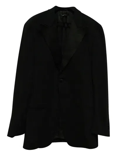 Pre-owned Giorgio Armani Soho Tuxedo Jacket In Black