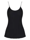 Giorgio Armani Spaghetti-strap Top In Black