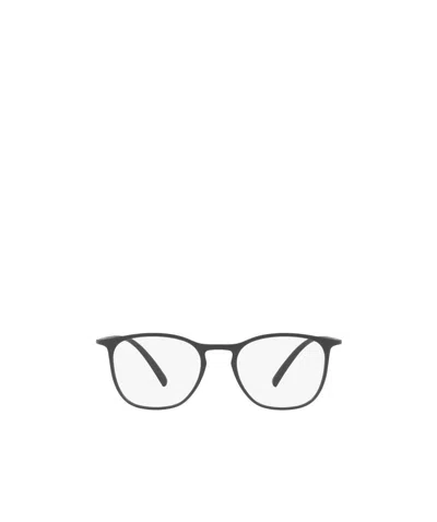 Giorgio Armani Square Frame Glasses In White
