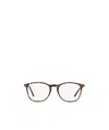 Giorgio Armani Square Frame Glasses In White