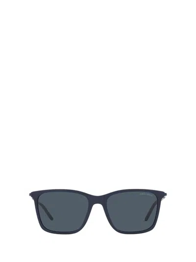 Giorgio Armani Square Frame Sunglasses In Black