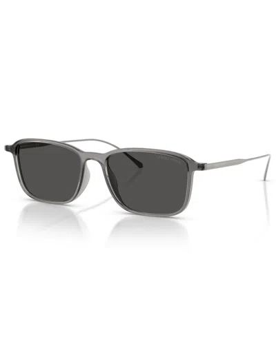 Giorgio Armani Square Sunglasses Ar8264u In Black