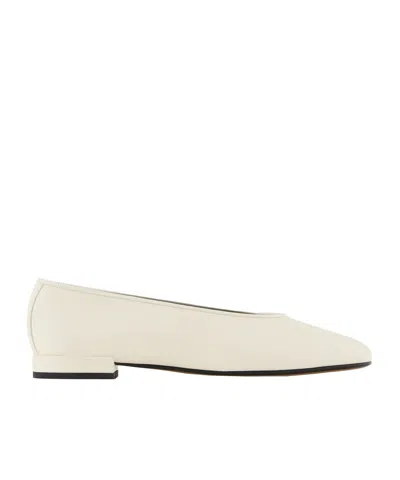 GIORGIO ARMANI SQUARE TOE BALLET FLATS