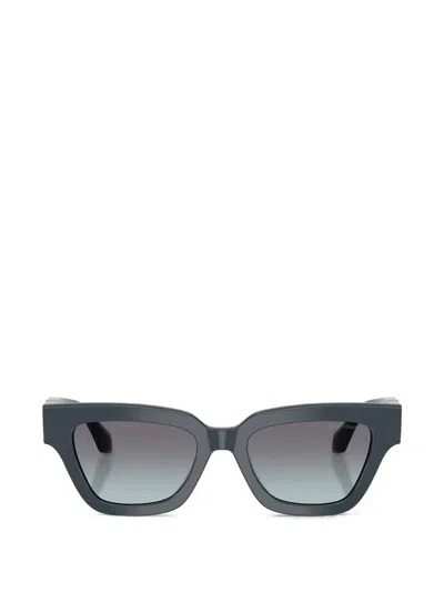 Giorgio Armani Square-frame Sunglasses In Gray