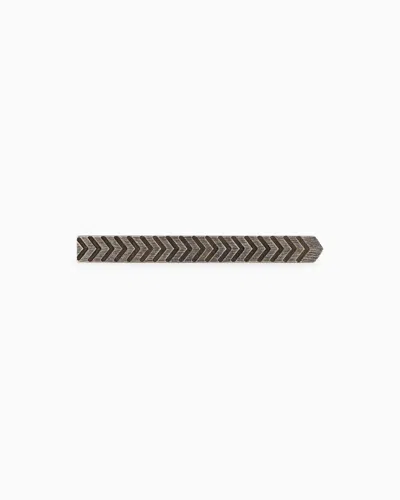 Giorgio Armani Sterling Silver Tie Bar