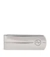 Giorgio Armani Sterling Silver Tie Clip In Gray