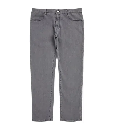 Giorgio Armani Straight Jeans In Grey