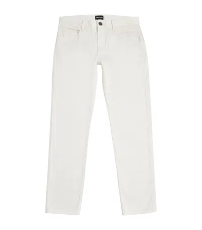 Giorgio Armani Straight Jeans In White