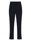 Giorgio Armani Straight-leg Chinos With Virgin Wool Finish