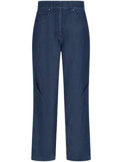 Giorgio Armani Straight-leg Jeans In Blue