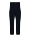 Giorgio Armani Straight-leg Knitted Trousers In Black