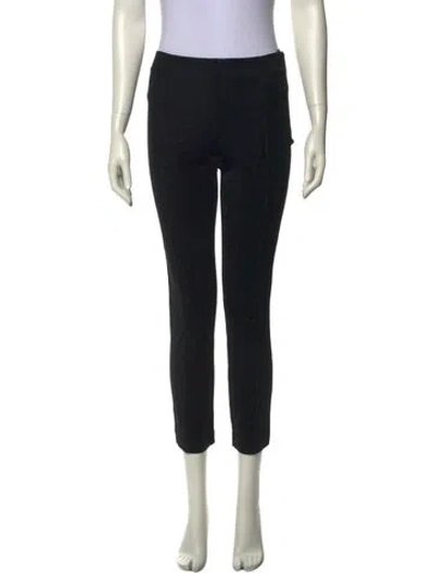 Pre-owned Giorgio Armani Straight Leg Pants In Black