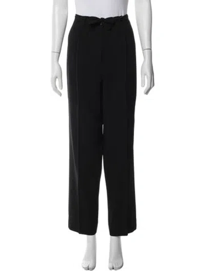 Pre-owned Giorgio Armani Straight Leg Pants In Blue