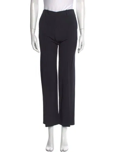 Pre-owned Giorgio Armani Straight Leg Pants In Gray
