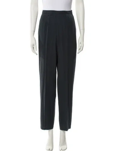 Pre-owned Giorgio Armani Straight Leg Pants In Green