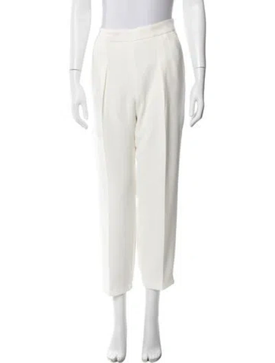 Pre-owned Giorgio Armani Straight Leg Pants In Neutral