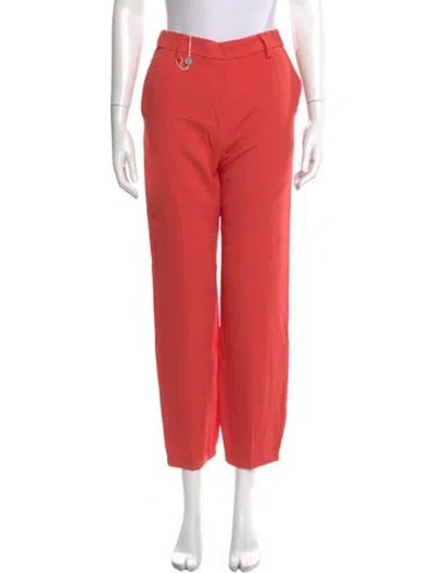 Pre-owned Giorgio Armani Straight Leg Pants W/ Tags In Orange