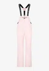 Giorgio Armani Straight-leg Pants With Suspenders In Pink