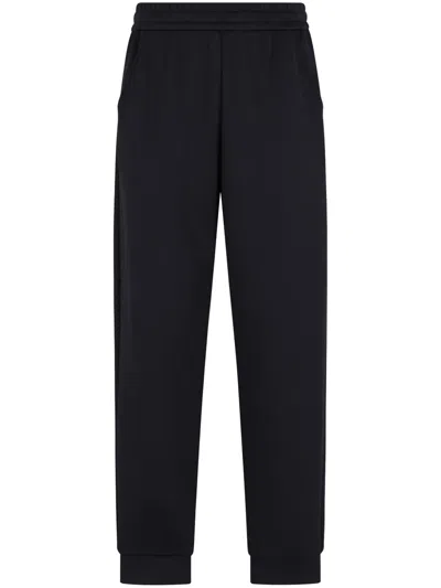 Giorgio Armani Straight-leg Trousers In Blue