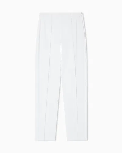 Giorgio Armani Straight-leg Trousers In Viscose Cady