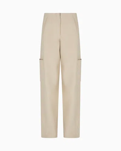 Giorgio Armani Casual Trousers In Brown