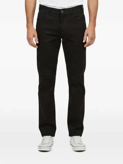 Pre-owned Giorgio Armani Straight-leg Jeans In Black