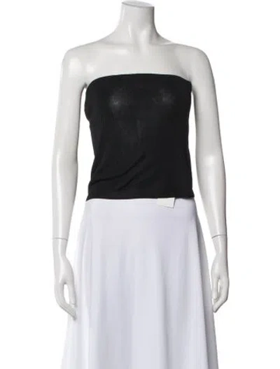 Pre-owned Giorgio Armani Strapless Top In Multi