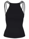 Giorgio Armani Top Mit Riemen In Schwarz