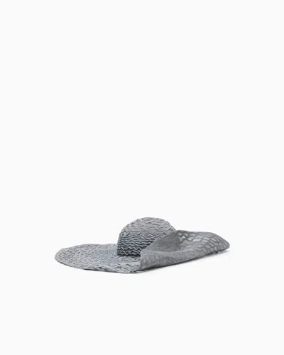 Giorgio Armani Straw Hat In Gray