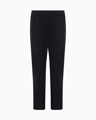 Giorgio Armani Casual Trousers In Black