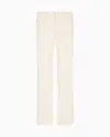 Giorgio Armani Stretch Cotton And Silk, Regular-fit, Five-pocket Trousers