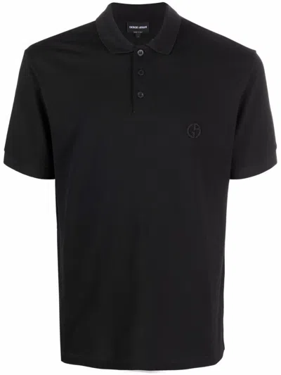 GIORGIO ARMANI GIORGIO ARMANI STRETCH COTTON PIQUE POLO SHIRT CLOTHING