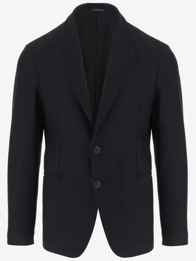 GIORGIO ARMANI STRETCH JERSEY JACKET