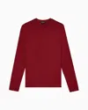 Giorgio Armani Stretch Viscose Jersey Jumper With Crew Neck And Long Sleeves